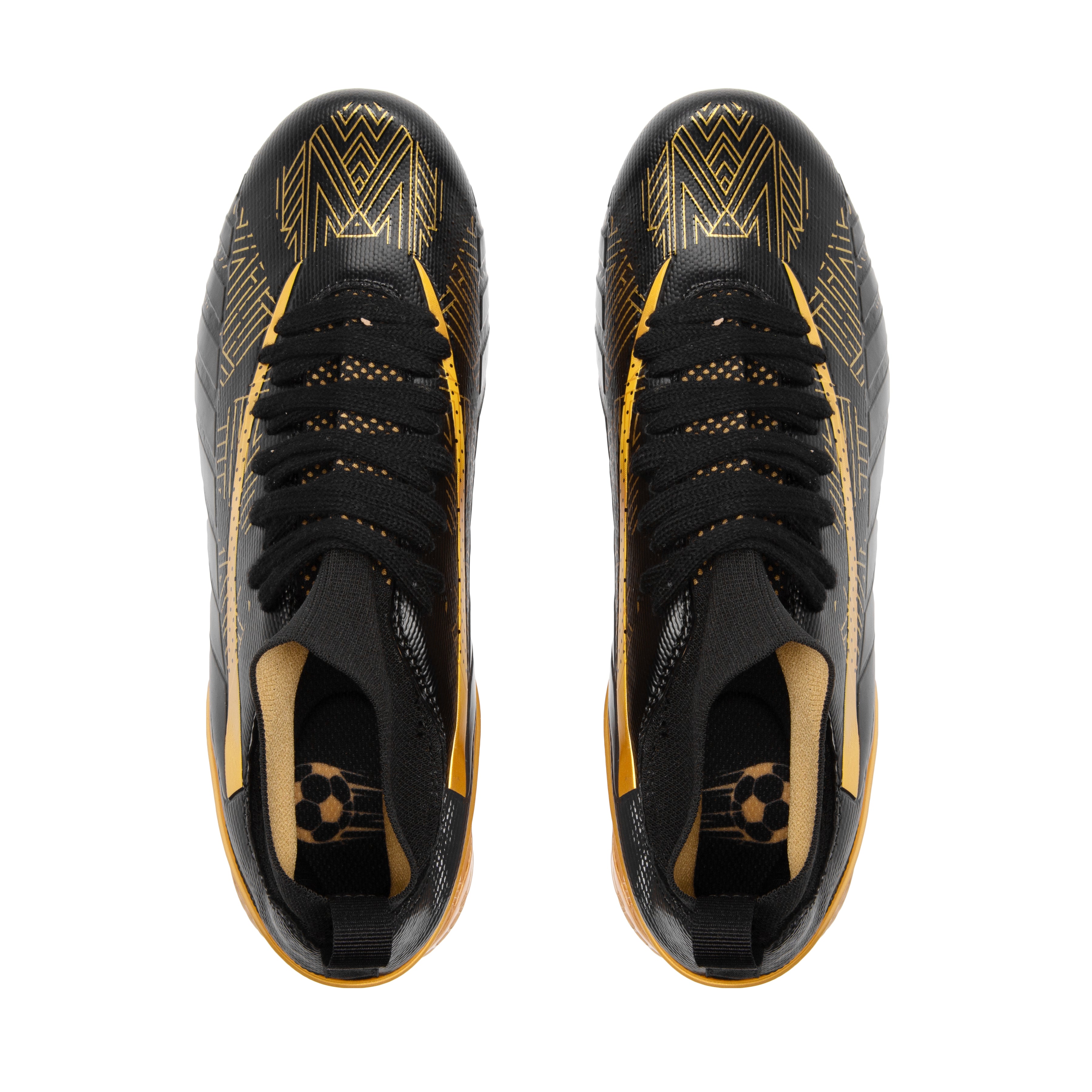 PTJ Double Black & Gold Limited Edition Cleats – Only 600 Pairs Worldwide