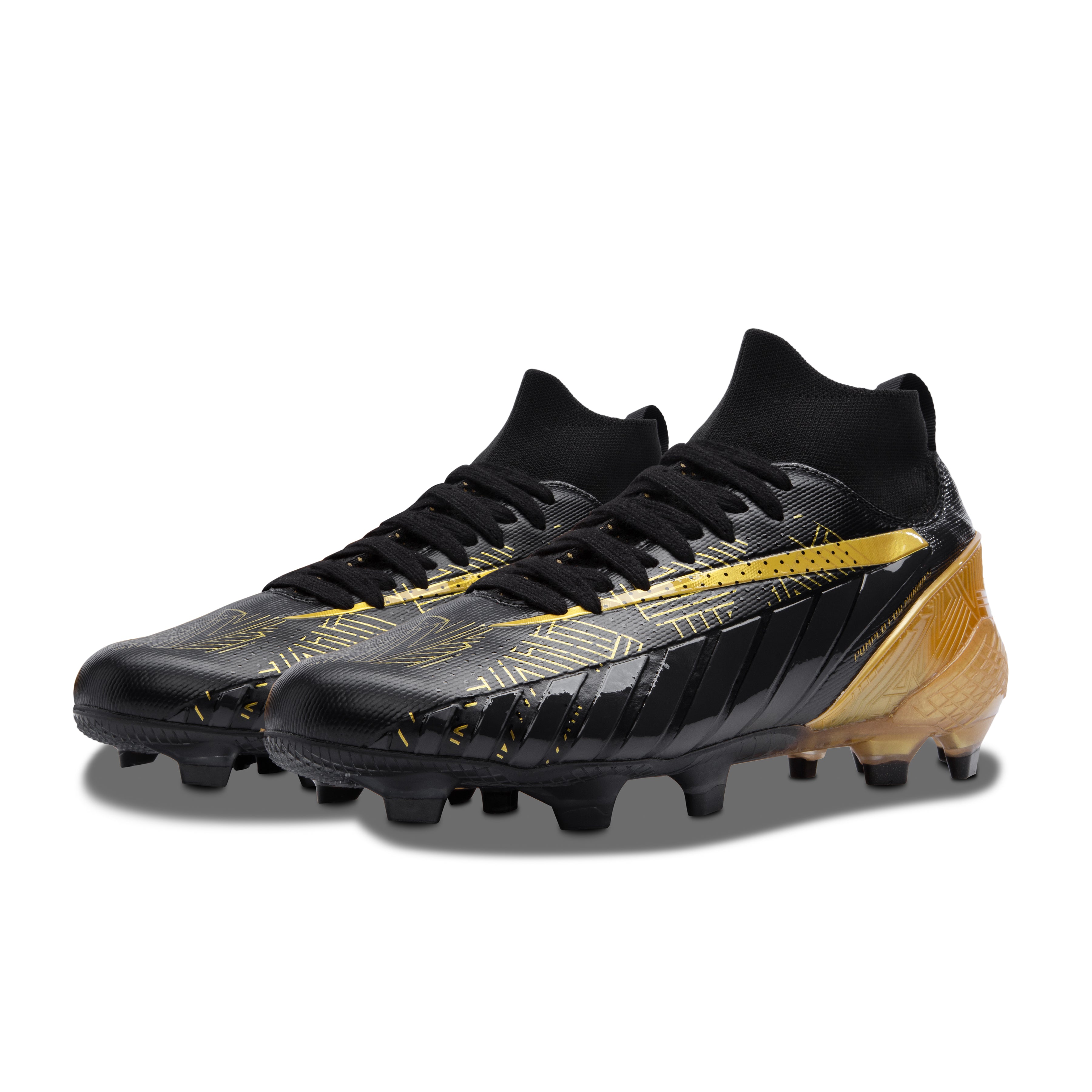 PTJ Double Black & Gold Limited Edition Cleats – Only 600 Pairs Worldwide